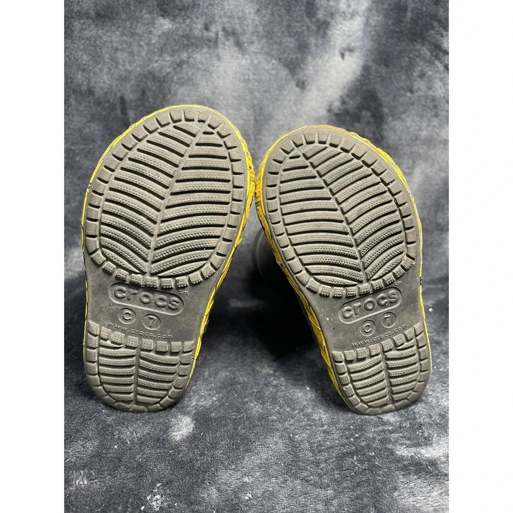 Crocs Bump It Up‎ Batman Rain Boots Kids Size C7 Pullon High Top